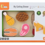 Houten snijset - vlees