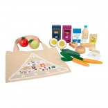 Set vegetarische voedingsmiddelen Fresh – houten etenswaren voor de kinderkitchen