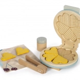 Houten wafelijzer-set met accessoires Tasty
