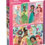 Clementoni puzzel Disney prinsessen 2×60 stukjes