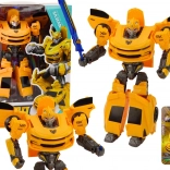 Auto Robot 2-in-1 transformerende sportwagen geel