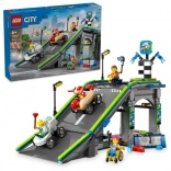 Lego City zonder grenzen: racebaan met ramps