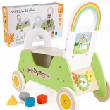 Houten loopwagen 2-in-1 MONTESSORI CLASSIC WORLD