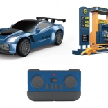 rc auto met rookeffecten en tankstation 22 cm