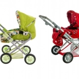 Poppenwagen Magda 3-in-1, 2 kleuren