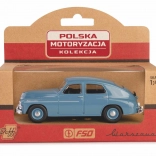modelauto warszawa m20 – metalen retro sedan op schaal