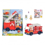 Bluey brandweerwagen met figuren