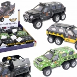 Terreinwagen met uitschuifbaar kanon met licht en geluid – 3 kleuren