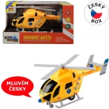 MaDe reddingshelikopter met vliegwiel met licht en geluid, 20 cm