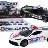 Metalen politieautootje 1:32 met aandrijving