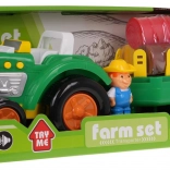 Speelset met tractor en boer