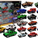 Set terreinwagens voor kinderen - verschillende kleuren, 20 stuks