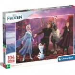 Puzzel 104 stukjes DISNEY FROZEN van Clementoni