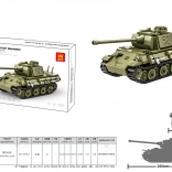 Bouwset groene tank 638 stukjes