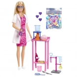Barbie wetenschapper-pop met laboratoriumset