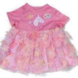 Jurkjes met bloemetjes voor BABY born-poppen 43 cm