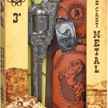 Metalen metalen cowboyrevolver Gonher met holster