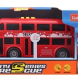 Bus met licht en geluid op batterijen