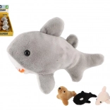 Pluchen zeedieren 10–12 cm