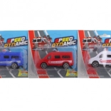 plastic autootje op kaart 10 cm