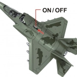 Model straaljager 1:16 met licht- en geluidseffecten
