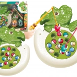 Visspel met hengels en lichtjes – dinosaurus