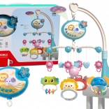 Babymobiel Projector Licht 400 slaapliedjes Blauw
