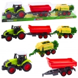 Kinderttractor met aanhanger en hooipers – boerenset