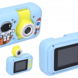 digitale kindercamera met uitklapbare lens en siliconen hoes – 40 mpx foto, full hd video