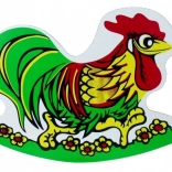 Houten schommelhaan voor kinderen