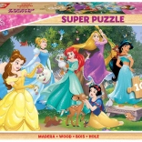 Houten puzzel DISNEY prinsessen 100 stukjes EDUCA