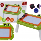 Tafel om te tekenen Znikopis Krokodil met stempels groen