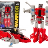 Robot-Helicopter 2-in-1 Transformatie X-Warrior Rood
