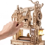 Robotime ROKR verlicht houten 3D-puzzel – klassieke drukpers (303 stukjes)