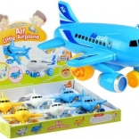 speelgoedvliegtuig met aandrijving, licht- en geluidseffecten