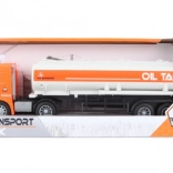 Kunststof tankwagon op batterijen met geluid en licht