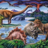 Puzzel dinosaurussen van Ravensburger - 35 stukjes