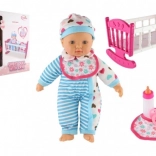 Pop met wieg en fopspeen