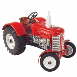 Metalen tractor Zetor 50 Super met opwindsleutel 1:25, rood