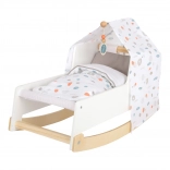 Poppenwieg SMALL FOOT Little Button met hemel