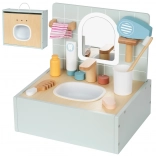 Houten badkamer met toiletaccessoires van Tooky Toy