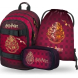 Schoolsset Harry Potter Zweinstein bordeaux – rugzak, etui en zak
