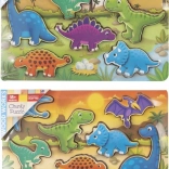 Houten inlegpuzzel dinosaurussen