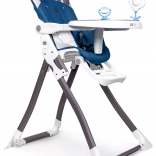 ECOTOYS Eetstoel 2-in-1 blauw