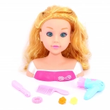 Kappershoofd met accessoires 22 cm