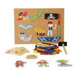 Houten creatieve spel Piraten – hamerset small foot