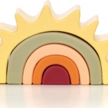 Siliconen stapel speelgoed Zonnetje