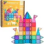 Magnetische bouwset met glitter 48 stuks CONNETIX Glitter Castle Pack