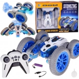 RC stuntauto met stoom en verlichting