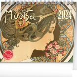 Bureaukalender Alfons Mucha 2024